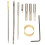 48Pcs Leather Craft Tools Kit Hand Sewing Stitching Punch Carving Work Saddle 8