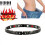 (Black 2Pcs) Therapy Bracelet Weight Loss Energy Slim Bangle 2