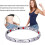 (Silver 4Pcs) Therapy Bracelet Weight Loss Energy Slim Bangle 3
