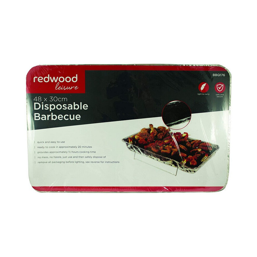 Redwood Lesiure Redwood Leisure Bbq Disposable Barbecue - 48 X 30Cm