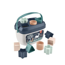 Fisher-Price Stacking Toy Babys First Blocks Conjunto de 10 formas para classificar o jogo para beb s com mais de 6 meses da marinha Fawn (Amazon