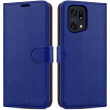 (Blue) OPPO Find X5 Pro 5G Phone Wallet Book Leather Case