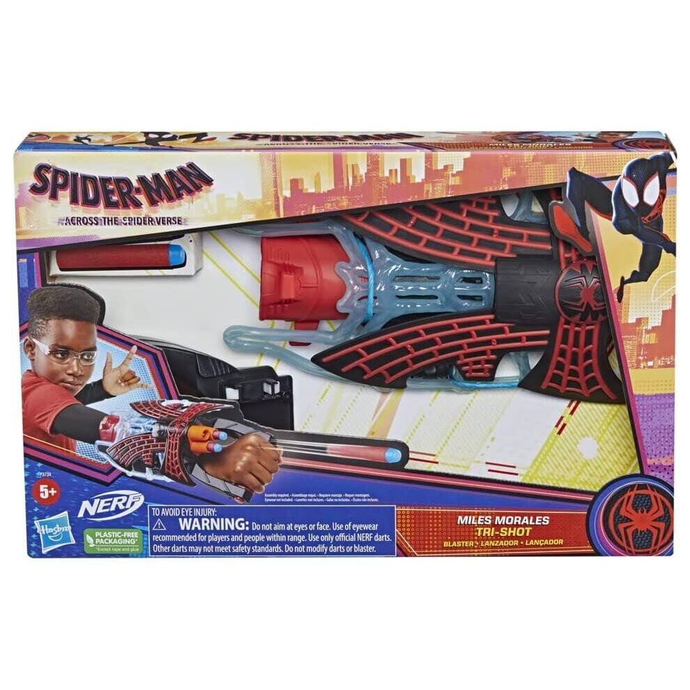 Hasbro Spider-Man Across The Spider-Verse Nerf Web Dart Blaster