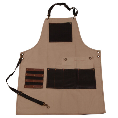 Dark Stag Barber Apron & Rubber Station Mat Complet Tools Work Station 2