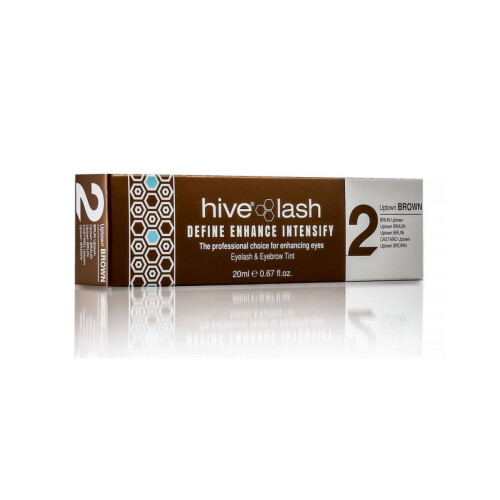 Hive (Brown) Hive Of Beauty Long Lasting Eyelash and Eyebrow - 20ml