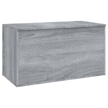 (grey sonoma) vidaXL Storage Chest Home Organiser Cabinet Trunk Container Engineered Wood