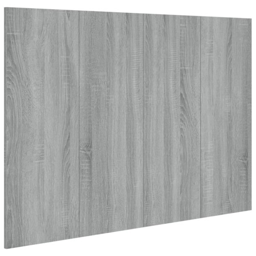 VidaXL (grey sonoma) vidaXL Bed Headboard Bedroom Bed Header Decorative Headboard Engineered Wood