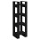 VidaXL (black) vidaXL Solid Wood Pine Book Cabinet/Room Divider Storage Shelf Multi Colours 1