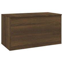 (brown oak) vidaXL Storage Chest Home Organiser Cabinet Trunk Container Engineered Wood