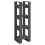 VidaXL (grey) vidaXL Solid Wood Pine Book Cabinet/Room Divider Storage Shelf Multi Colours 1