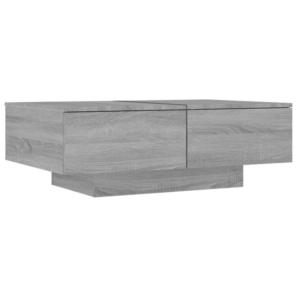 Vidaxl (Grey Sonoma) Coffee Table Hallway Tea End Table Accent Sofa Table Engineered Wood