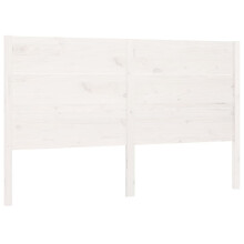 (white, 206 x 4 x 100 cm) vidaXL Headboard Bedroom Bed Headboard Decorative Bed Header Solid Wood Pine