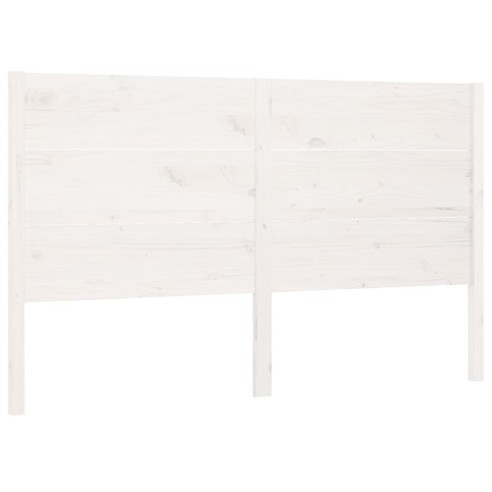 (white, 141 x 4 x 100 cm) vidaXL Headboard Bedroom Bed Headboard Decorative Bed Header Solid Wood Pine