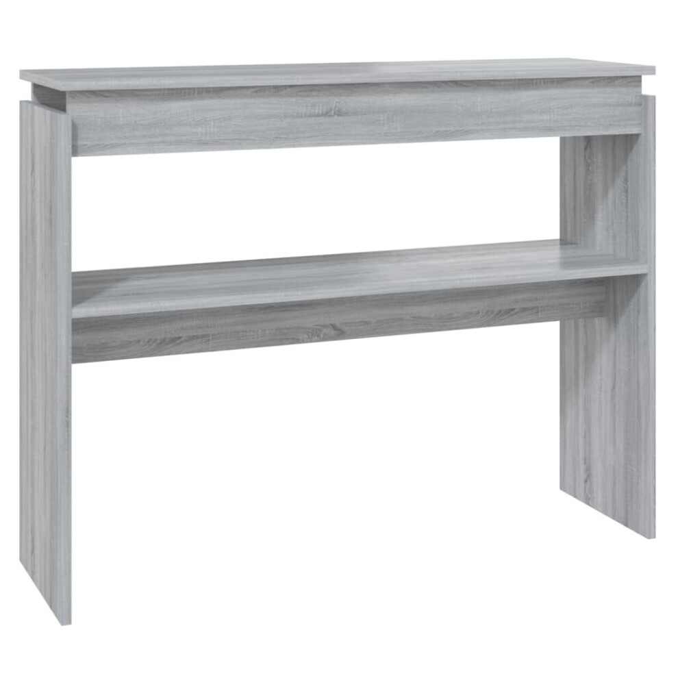 (grey sonoma) vidaXL Console Table Engineered Wood Living Room Side Hall Table Multi Colours