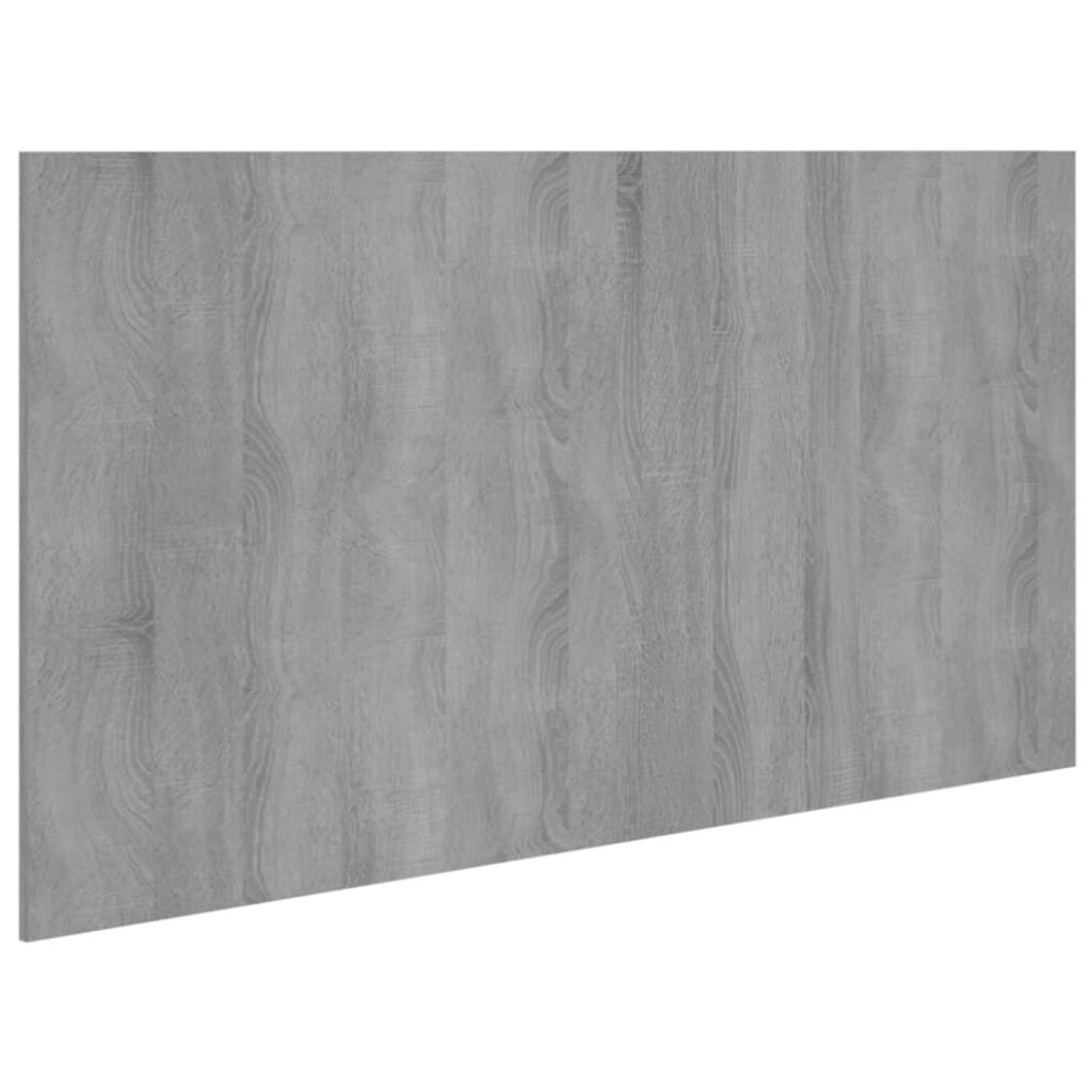 Vidaxl (Grey Sonoma) Bed Headboard Bedroom Bed Header Decorative Headboard Engineered Wood