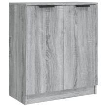 (grey sonoma) vidaXL Sideboard Cupboard Storage Cabinet Bookshelf Highboard Engineered Wood