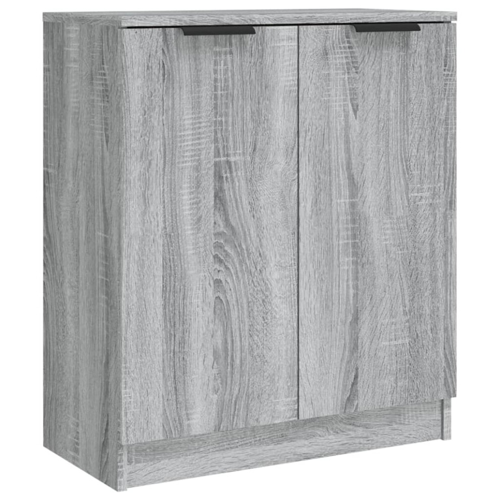 (grey sonoma) vidaXL Sideboard Engineered Wood Cupboard Indoor Storage Cabinet Multi Colours