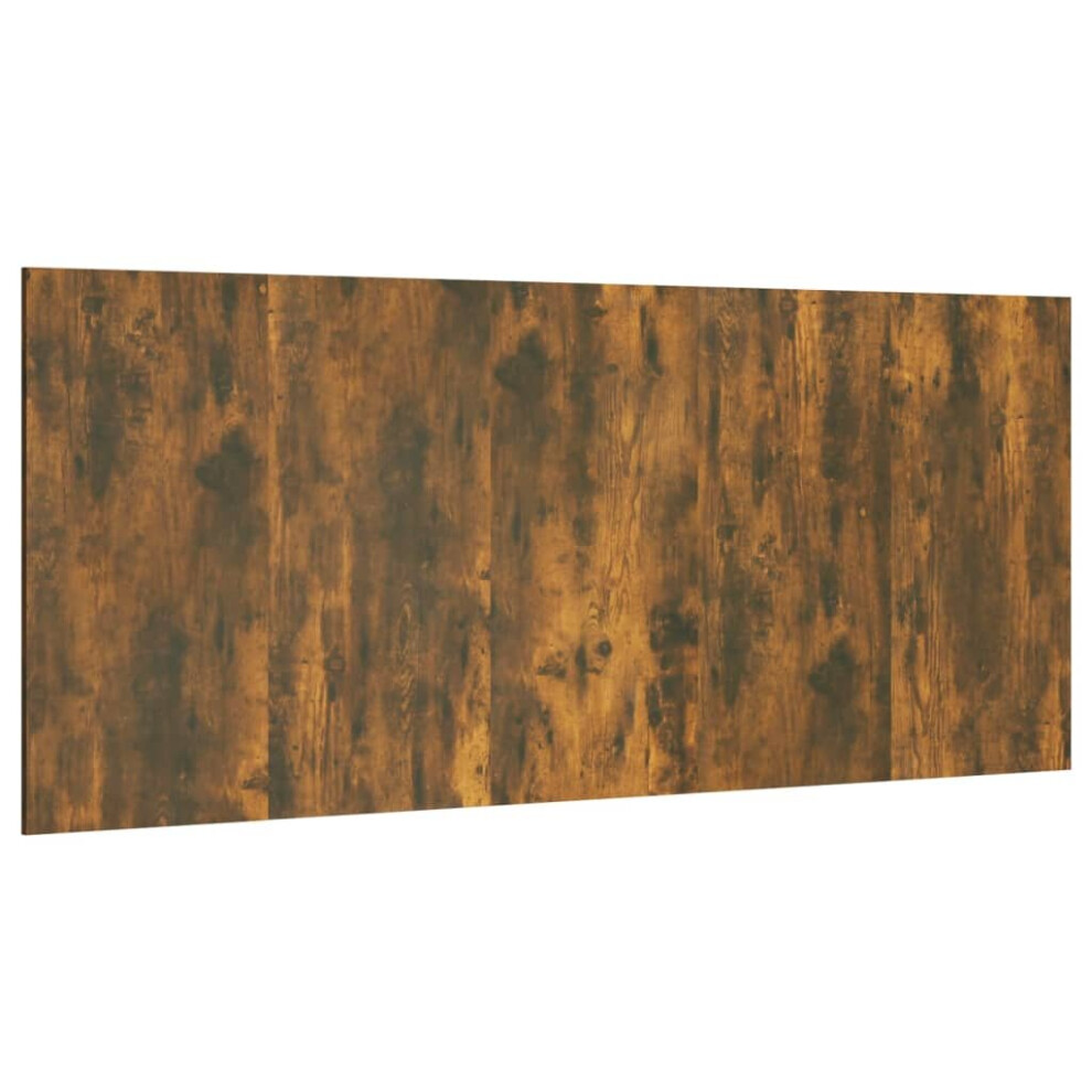 Vidaxl (Smoked Oak) Bed Headboard Bedroom Bed Header Decorative Headboard Engineered Wood