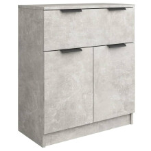 (concrete grey) vidaXL Sideboard Console Cabinet Storage Cupboard Highboard Engineered Wood