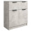 VidaXL (concrete grey) vidaXL Sideboard Console Cabinet Storage Cupboard Highboard Engineered Wood 1