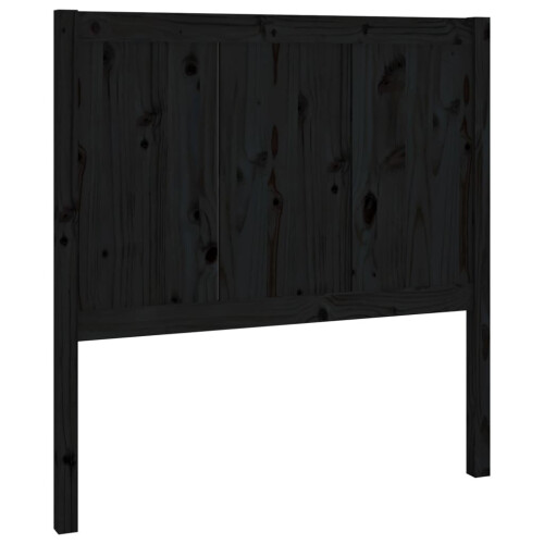 VidaXL (black, 95.5 x 4 x 100 cm) vidaXL Bed Headboard Home Bedroom Decorative Bed Header Panel Solid Wood Pine