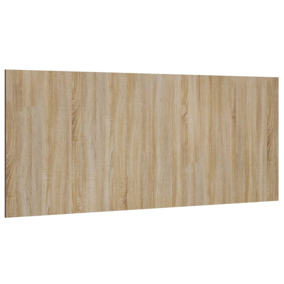Vidaxl (Sonoma Oak) Bed Headboard Bedroom Bed Header Decorative Headboard Engineered Wood