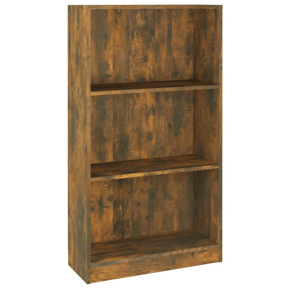 Vidaxl (Smoked Oak, 60 X 24 X 109 Cm) Bookshelf Standing Shelf Storage Rack Book Cabinet Engineered Wood Brown