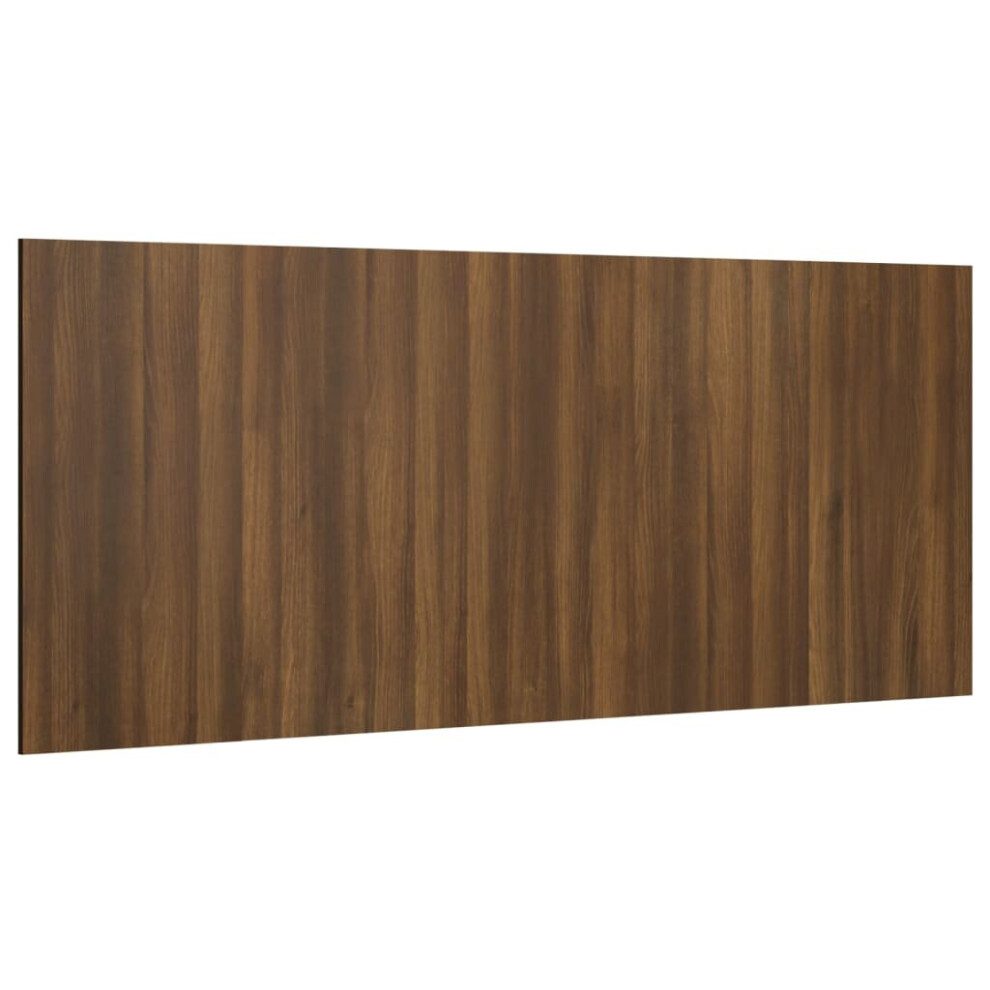 (brown oak) vidaXL Bed Headboard Engineered Wood Indoor Bedroom Furniture Multi Colours