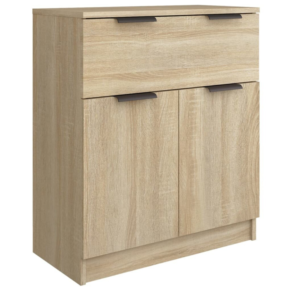 Vidaxl (Sonoma Oak) Sideboard Console Cabinet Storage Cupboard Highboard Engineered Wood