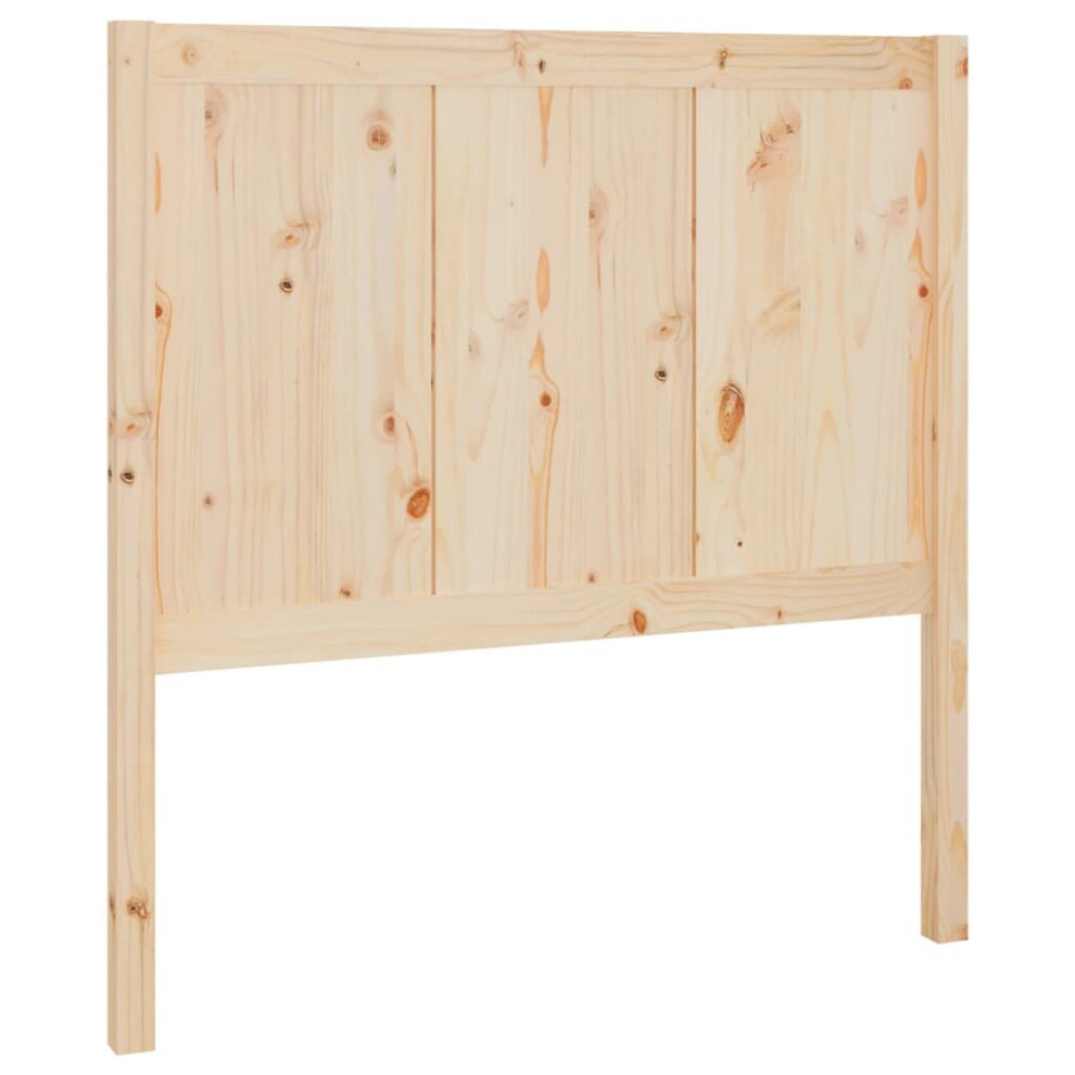 (brown, 80.5 x 4 x 100 cm) vidaXL Bed Headboard Home Bedroom Decorative Bed Header Panel Solid Wood Pine