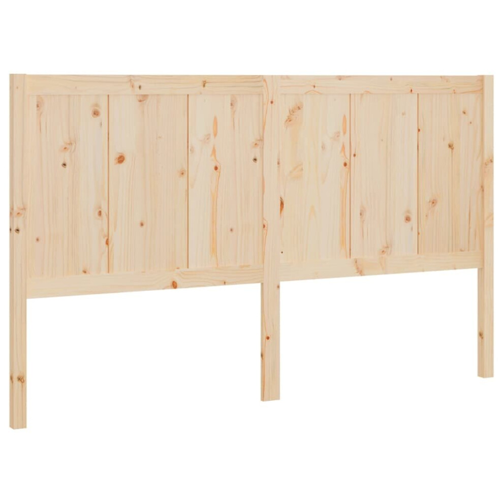 (brown, 205.5 x 4 x 100 cm) vidaXL Bed Headboard Home Bedroom Decorative Bed Header Panel Solid Wood Pine