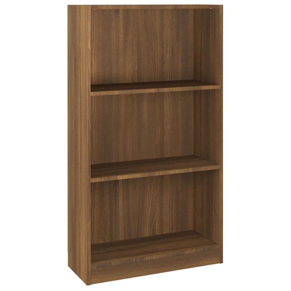 (brown oak, 60 x 24 x 109 cm) vidaXL Book Cabinet Chipboard Bookshelf Bookcase Multi Colours Multi Sizes