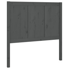 (grey, 80.5 x 4 x 100 cm) vidaXL Bed Headboard Home Bedroom Decorative Bed Header Panel Solid Wood Pine