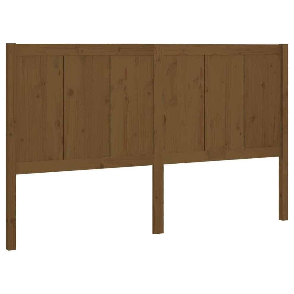 (honey brown, 205.5 x 4 x 100 cm) vidaXL Bed Headboard Home Bedroom Decorative Bed Header Panel Solid Wood Pine