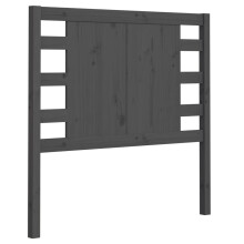 (grey, 81 x 4 x 100 cm) vidaXL Headboard Bedroom Bed Headboard Decorative Bed Header Solid Wood Pine