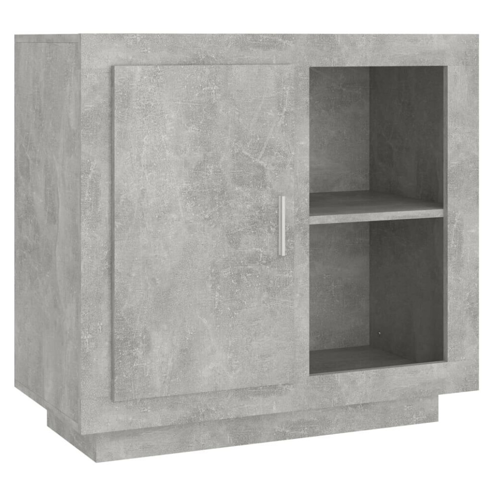 Vidaxl (Concrete Grey) Sideboard Side Cabinet Cupboard Home Organiser Furniture Multi Colours