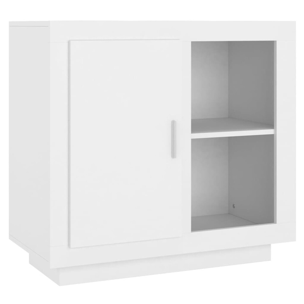 (white) vidaXL Sideboard Side Cabinet Cupboard Home Organiser Furniture Multi Colours