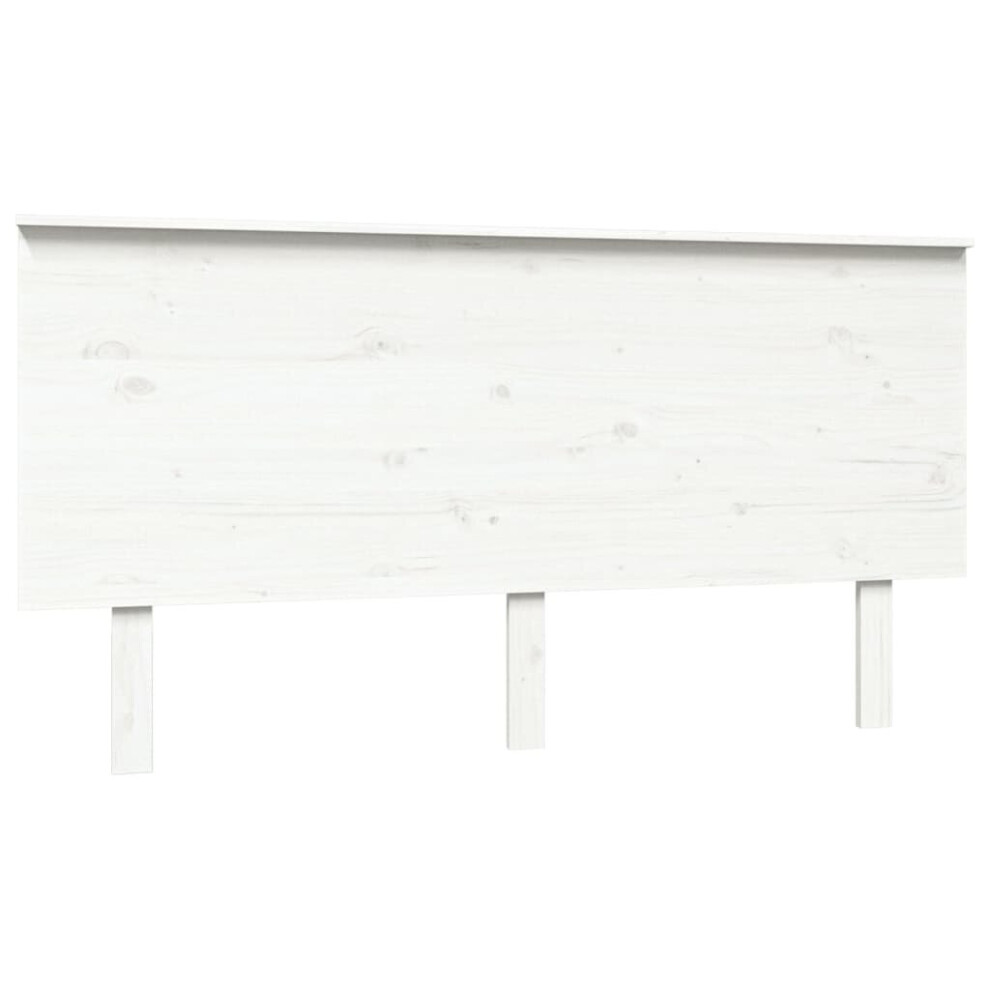 (white, 154 X 6 X 82.5 cm) vidaXL Solid Wood Pine Bed Headboard Wooden Bed Header Multi Colours/Sizes