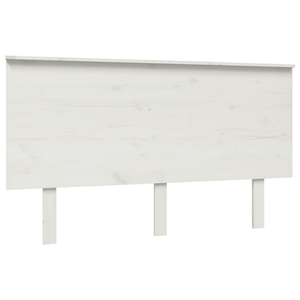 (white, 184 x 6 x 82.5 cm) vidaXL Solid Wood Pine Bed Headboard Wooden Bed Header Multi Colours/Sizes