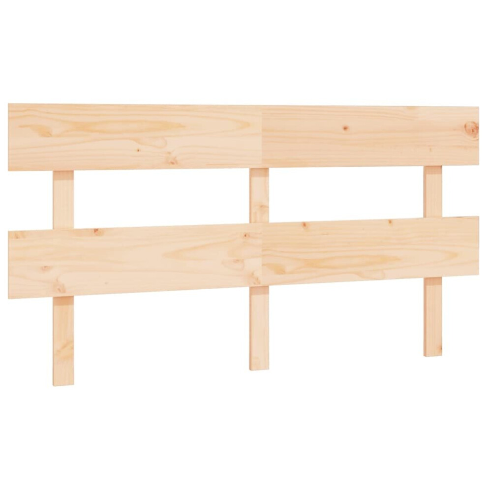 Vidaxl (Brown, 154 X 3 X 81 Cm) Solid Wood Pine Bed Headboard Wooden Bed Header Multi Colours/Sizes