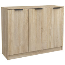 (sonoma oak) vidaXL Sideboard Cupboard Home Storage Highboard Side Cabinet Engineered Wood