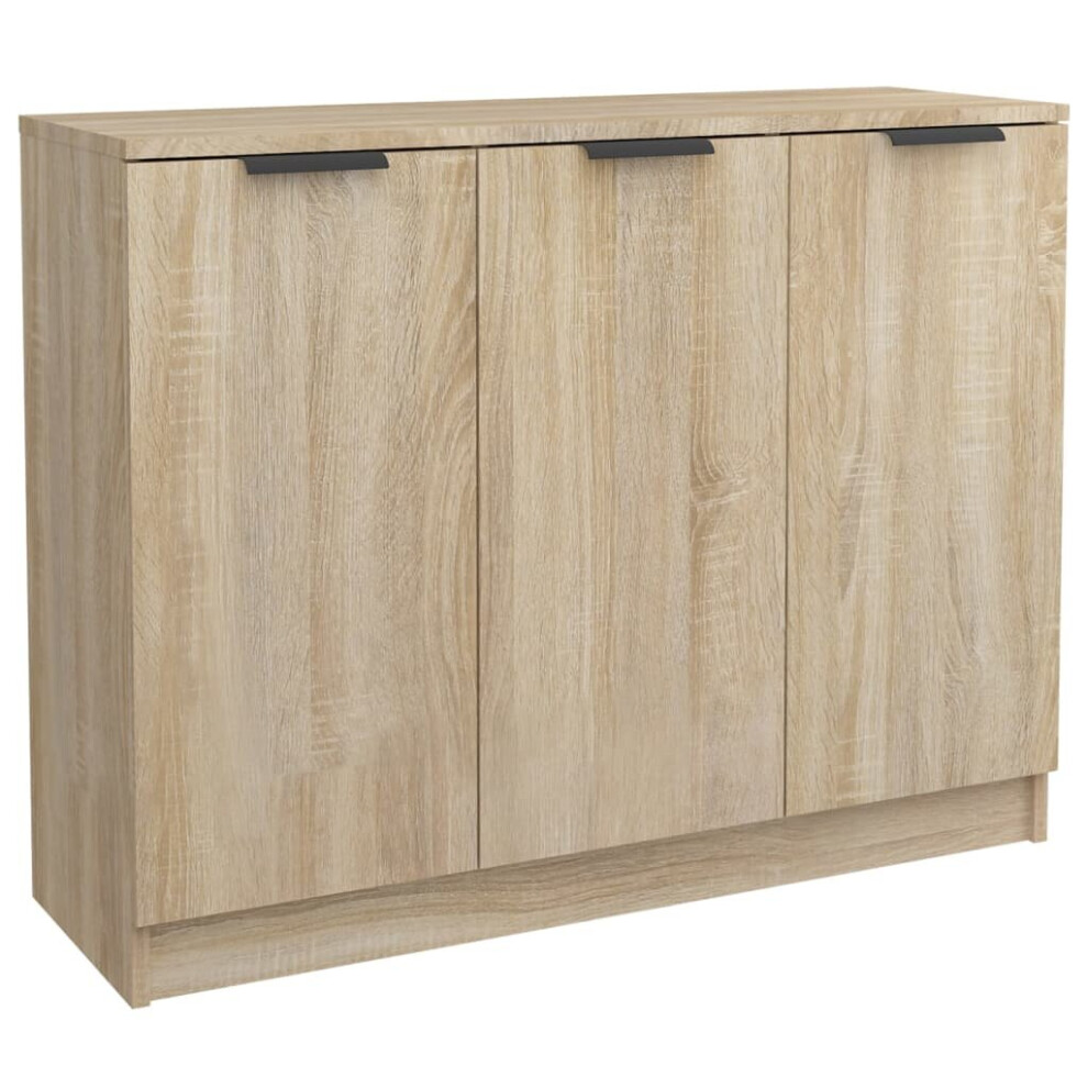 Vidaxl (Sonoma Oak) Sideboard Cupboard Home Storage Highboard Side Cabinet Engineered Wood Brown