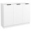VidaXL (white) vidaXL Sideboard Cupboard Home Storage Highboard Side Cabinet Engineered Wood 1