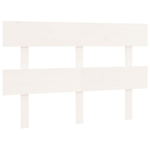 VidaXL (white, 124 x 3 x 81 cm) vidaXL Solid Wood Pine Bed Headboard Wooden Bed Header Multi Colours/Sizes