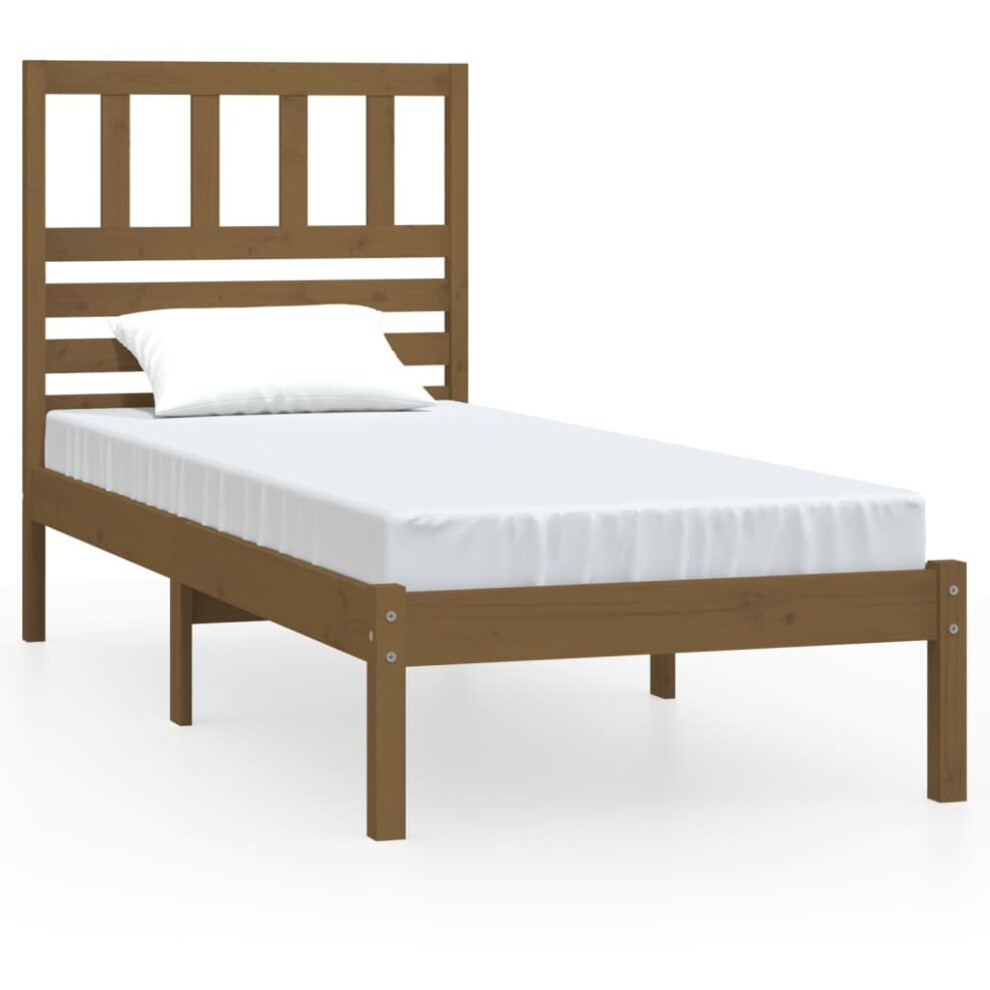 (honey brown, 100 x 200 cm) vidaXL Solid Wood Pine Bed Frame Bed Base Bedstead Multi Colours Multi Sizes