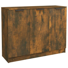 (smoked oak) vidaXL Sideboard Cupboard Home Storage Highboard Side Cabinet Engineered Wood