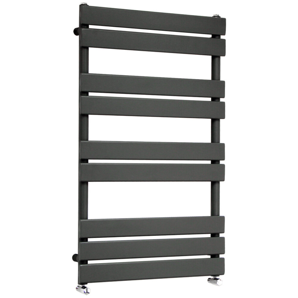Warmehaus (1000X600mm) Flat Panel Bathroom Heated Towel Rail Ladder Radiator Warmer Anthracite