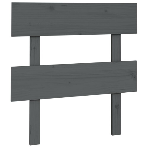 VidaXL (grey, 93.5 x 3 x 81 cm) vidaXL Solid Wood Pine Bed Headboard Wooden Bed Header Multi Colours/Sizes
