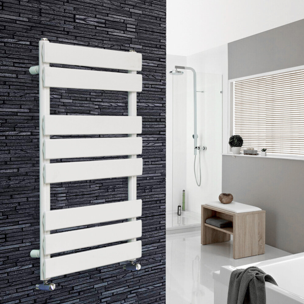 (800X450mm) Warmehaus Flat Panel Bathroom Heated Towel Rail Ladder Radiator Warmer 5056391935716