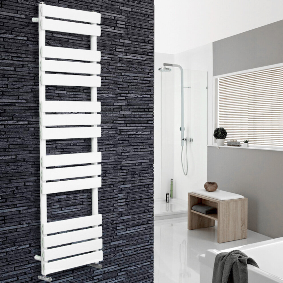(1600X450mm) Warmehaus Flat Panel Bathroom Heated Towel Rail Ladder Radiator Warmer 5056391935778